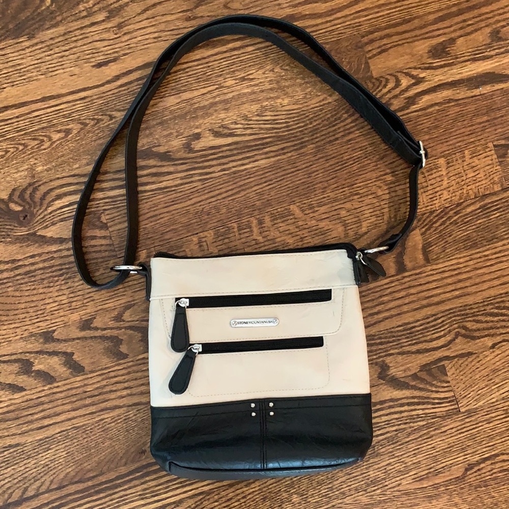 Vintage leather crossbody